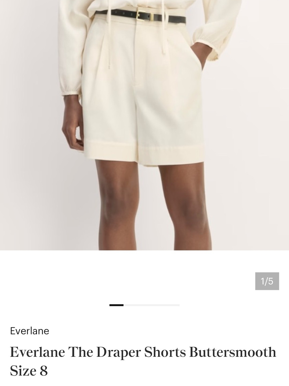 Everlane Draper Shorts in Buttersmooth
